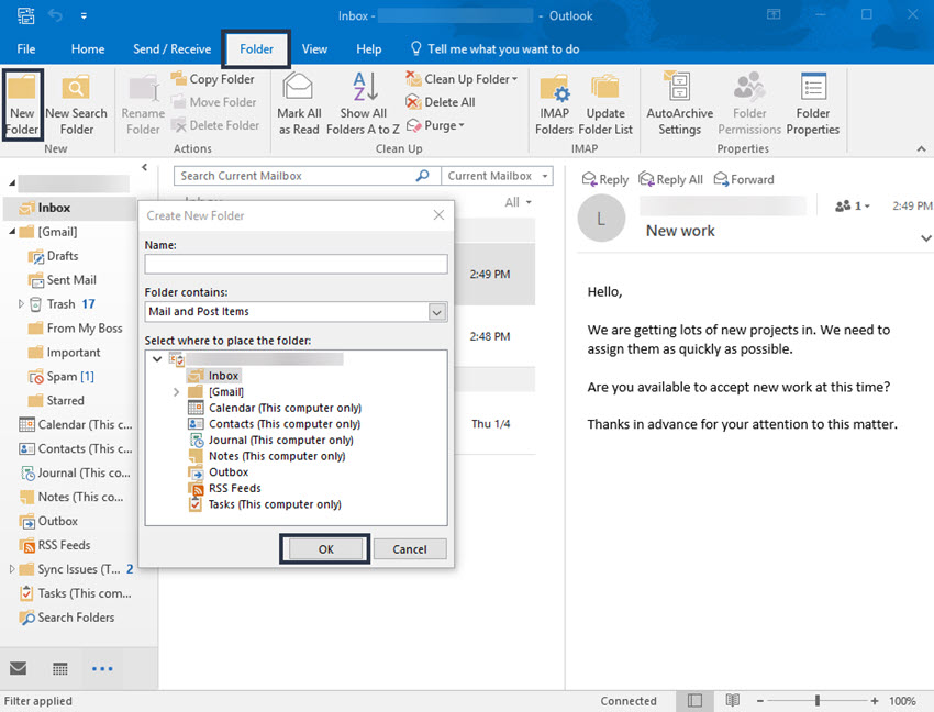 How to Organize Your Outlook Email Inbox Efficiently